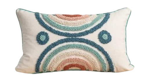 Tufted Cotton Cushion Cover