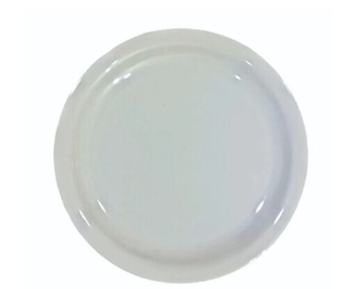 White Melamine Dinner Plate