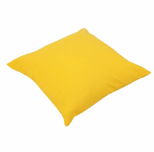 Yellow Color Cotton Cushion Cover