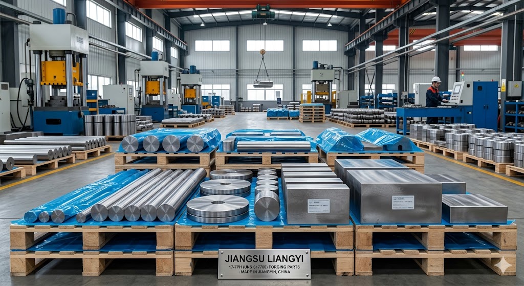 17-7ph Uns S17700 Aisi 631 W.Nr. 1.4568 Semi-Austenitic Ph Steel Forgings For Springs Fasteners And Aerospace Structural Parts Bars Forgings
