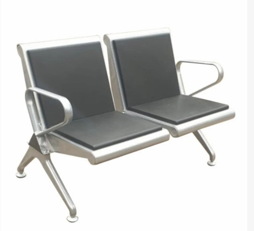 2 Seaters Stainless Steel Waiting Chair