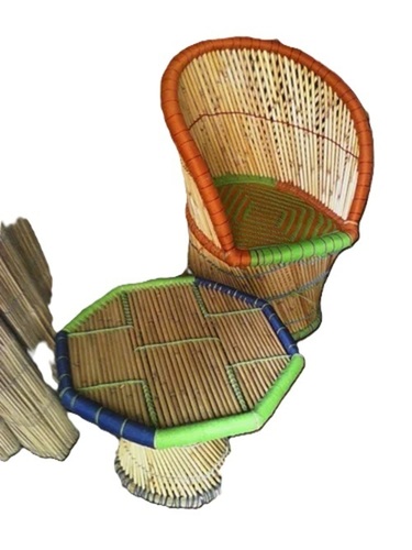 Bamboo Table And Chair Set