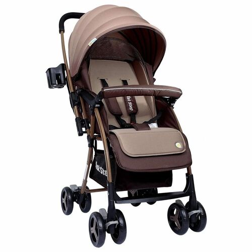 Caramel Baby Pram Cum Baby Stroller