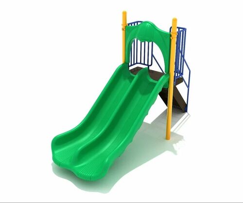 Double Playground Slide With Platform