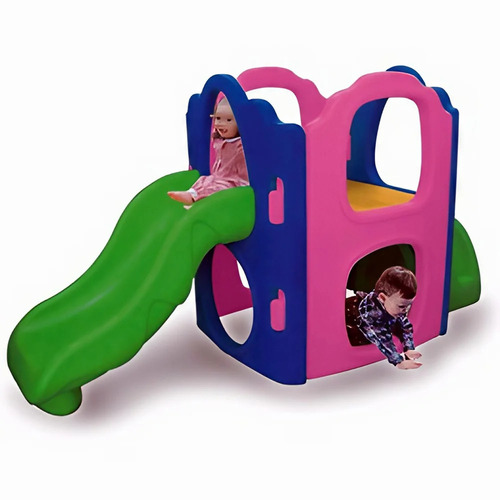 Kids Slide With House