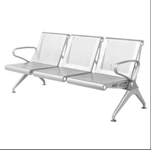 Long Lasting 3 Seater Stainless Steel Waiting Chair