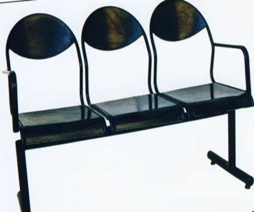 Mild Steel Three Seater Waiting Chair