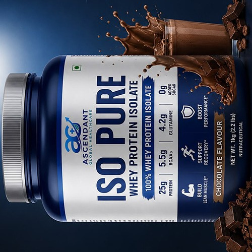 NEW 100% Iso Pure Whey Protein Powder (Chocolate Flavour)