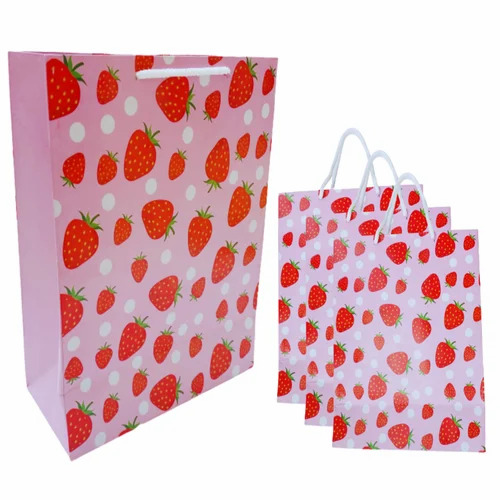 Strawberry Paper Gift Bags