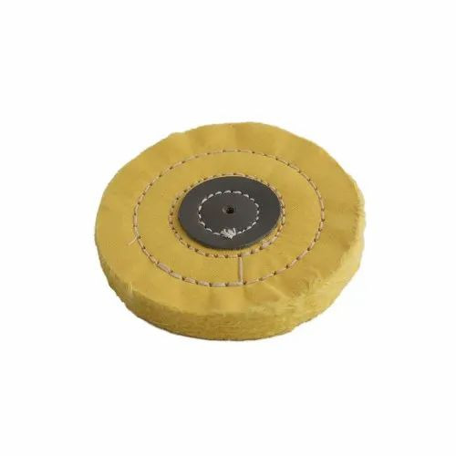 4 X 50 Yellow Treated Cloth Buffing Polishing Wheel