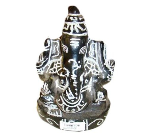 6 Inch Black Stone Ganesh