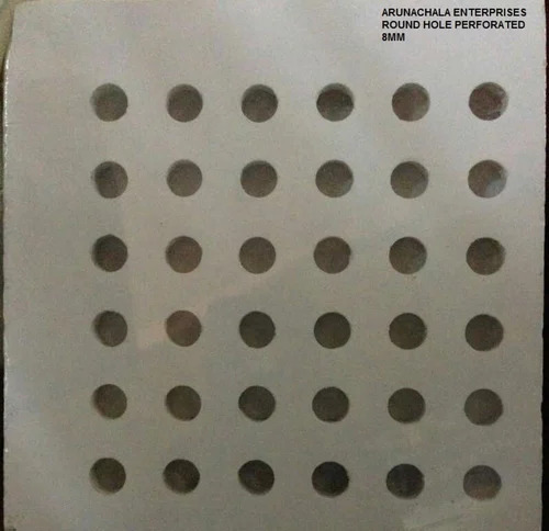 8mm Round Hole Perforated Acoustic Ceiling Tile