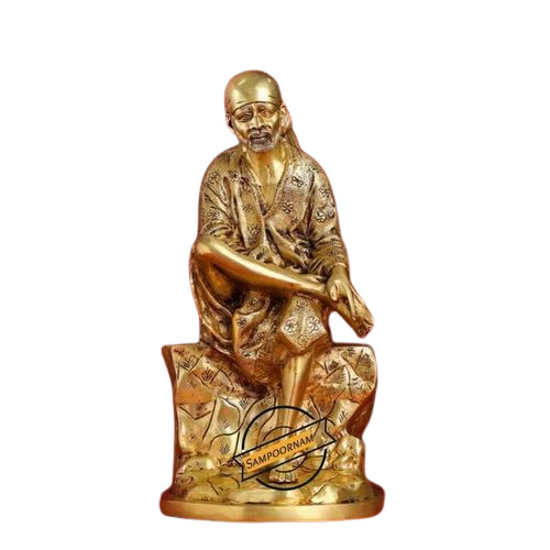 Brass Sai Baba Statue