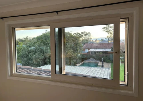 Brown Upvc Sliding Window