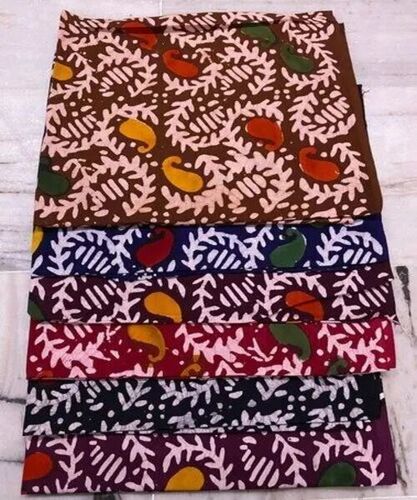 Cotton Wax Batik Nighty Fabric