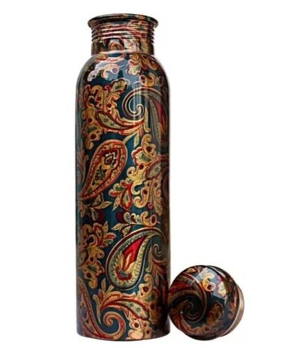 Digital Printed Copper Water Bottle