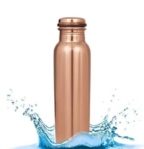 Lacquer Finish Copper Water Bottle 1 Liter