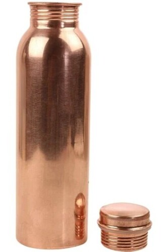 Plain Copper Water Bottle