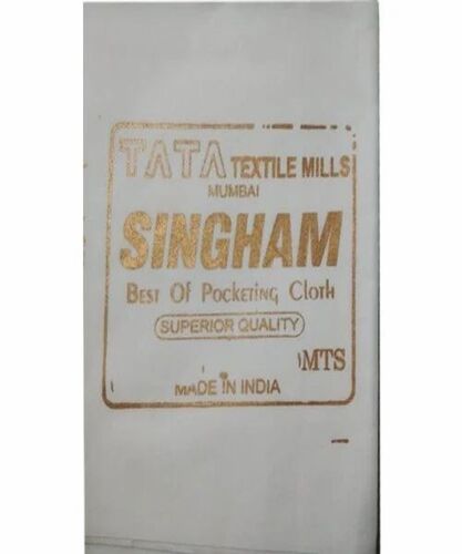 Plain White Pocketing Cloth Fabric