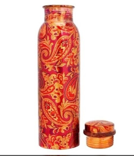 Printed Copper Water Bottles