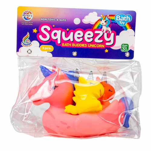 Squeeze Unicorn Baby Bath Toy