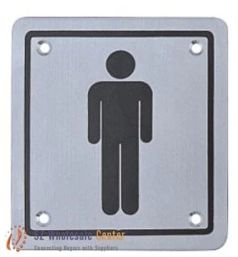 Steel Toilet Sign Plates