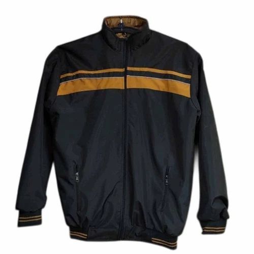 Men Collar Neck Large Polyester Fleece Jacket