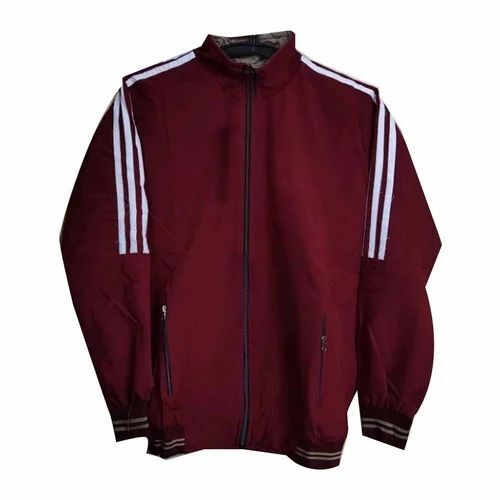 Men Full Sleeve Polyester Fleece Jacket - Age Group: Adults