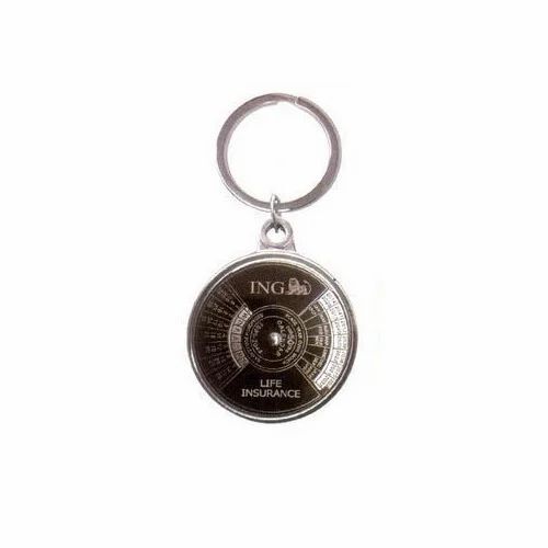 Metal Calendar Keychain