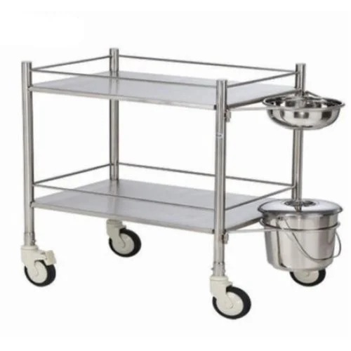 Ss Hospital Dressing Trolley