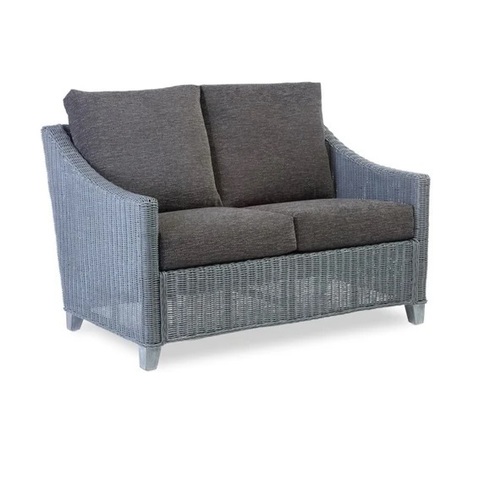 3 Seater Brown Wicker Garden Sofa