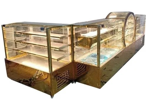 3 Shelves Ss Bakery Display Counter