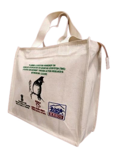 Customized Logo Tote Bag With Zip Lock