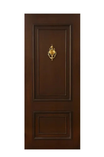 Dark Brown Hardwood Door