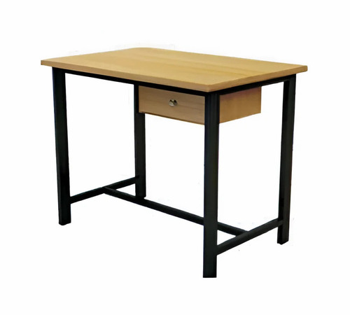 Iron And Wood Teachers Desk