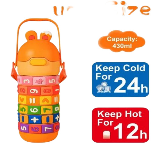 Maths Water Bottle For Kids
