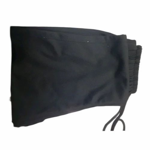 Men Black Cotton Lower