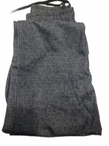 Men Dark Grey Cotton Lower