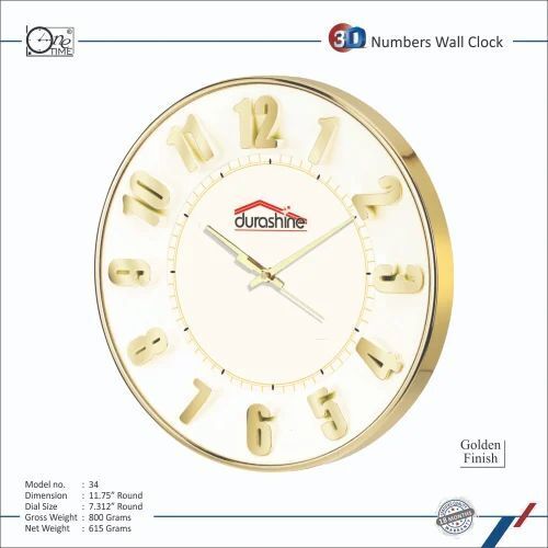 Plastic Round Wall Clock