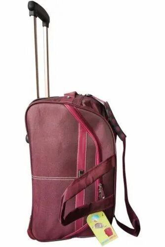 Polyester Duffle Trolley Bag