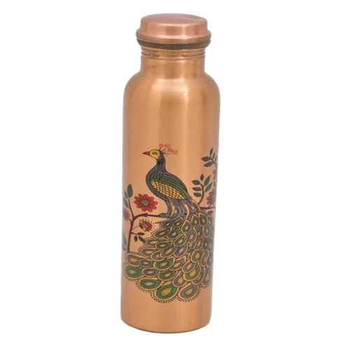 Printed Copper Water Bottle