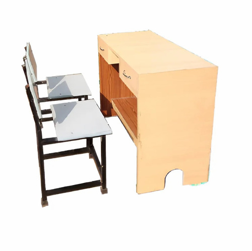 Rectangular Wooden Teachers Desk
