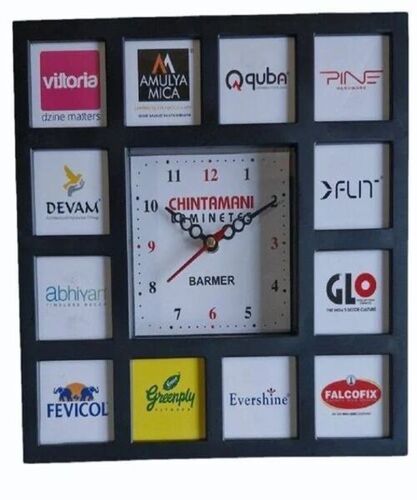 Square Brand Promotional Wall Clock