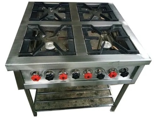 Ss 4 Burner Gas Range