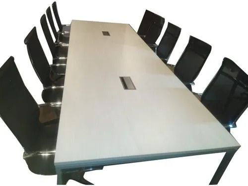10 Seater Wooden Conference Table Set