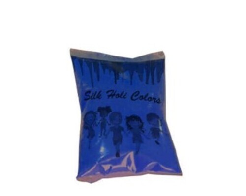 Blue Silk Holi Color