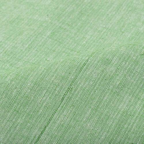 Chambray Plain Light Green Khadi 135 Gsm Handwoven Fabric - Length: 12 Meter (M)