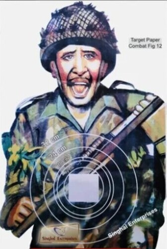 Combat Target Paper For Shooting