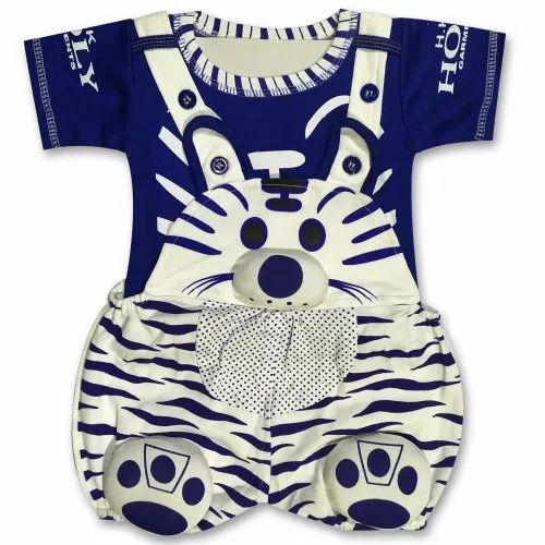 Cotton Party Wear Kids Dungaree