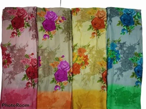 Designer Floral Printed Saree